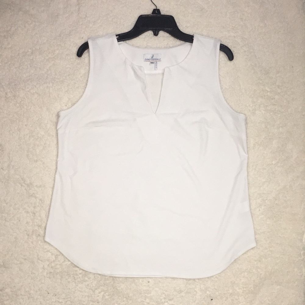 Jude Connally White Slvs Top XL